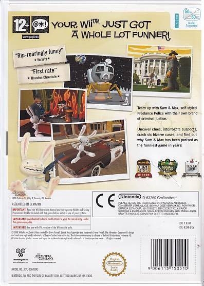 Sam & Max Season One - Wii (B Grade) (Genbrug)
